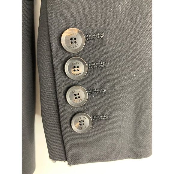 Women’s Gucci Uniform Jacket Blazer Size 36 EU 4 US Small Wool 6229 EUC - Picture 8 of 10